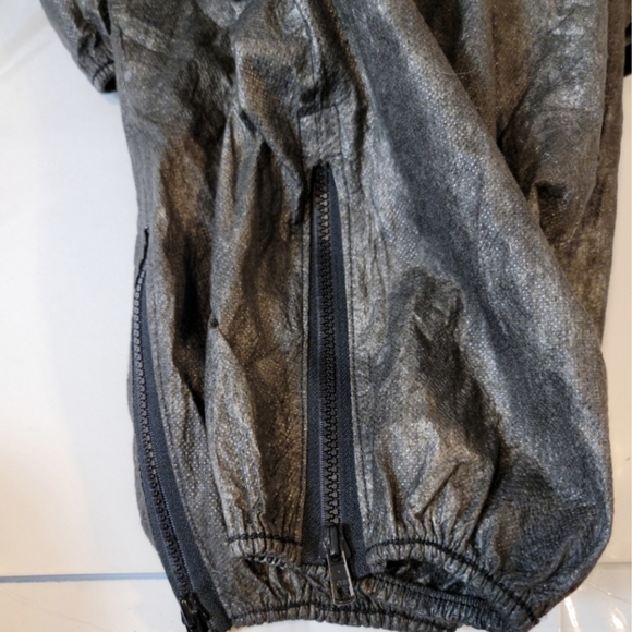 Unisex Size Medium Frogg Toggs Gray Waterproof Hooded Rain Suit - Picture 4 of 6